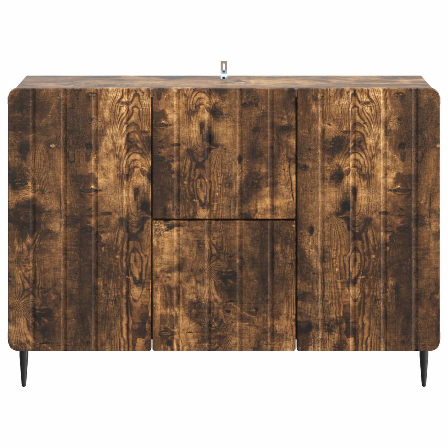 vidaXL Sideboard Smoked Oak 89 x 34.5 x 62 cm Engineered Wood