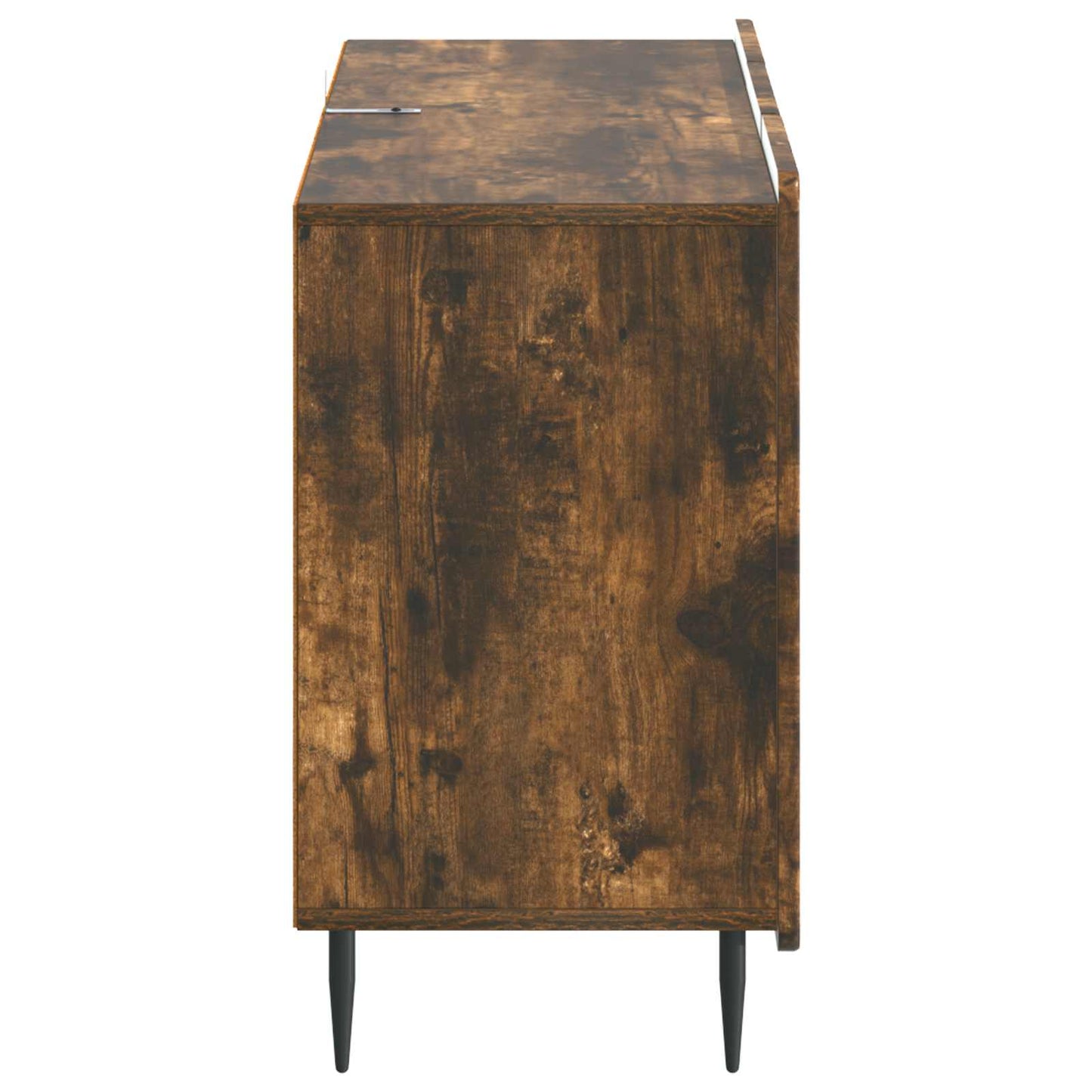 vidaXL Sideboard Smoked Oak 89 x 34.5 x 62 cm Engineered Wood
