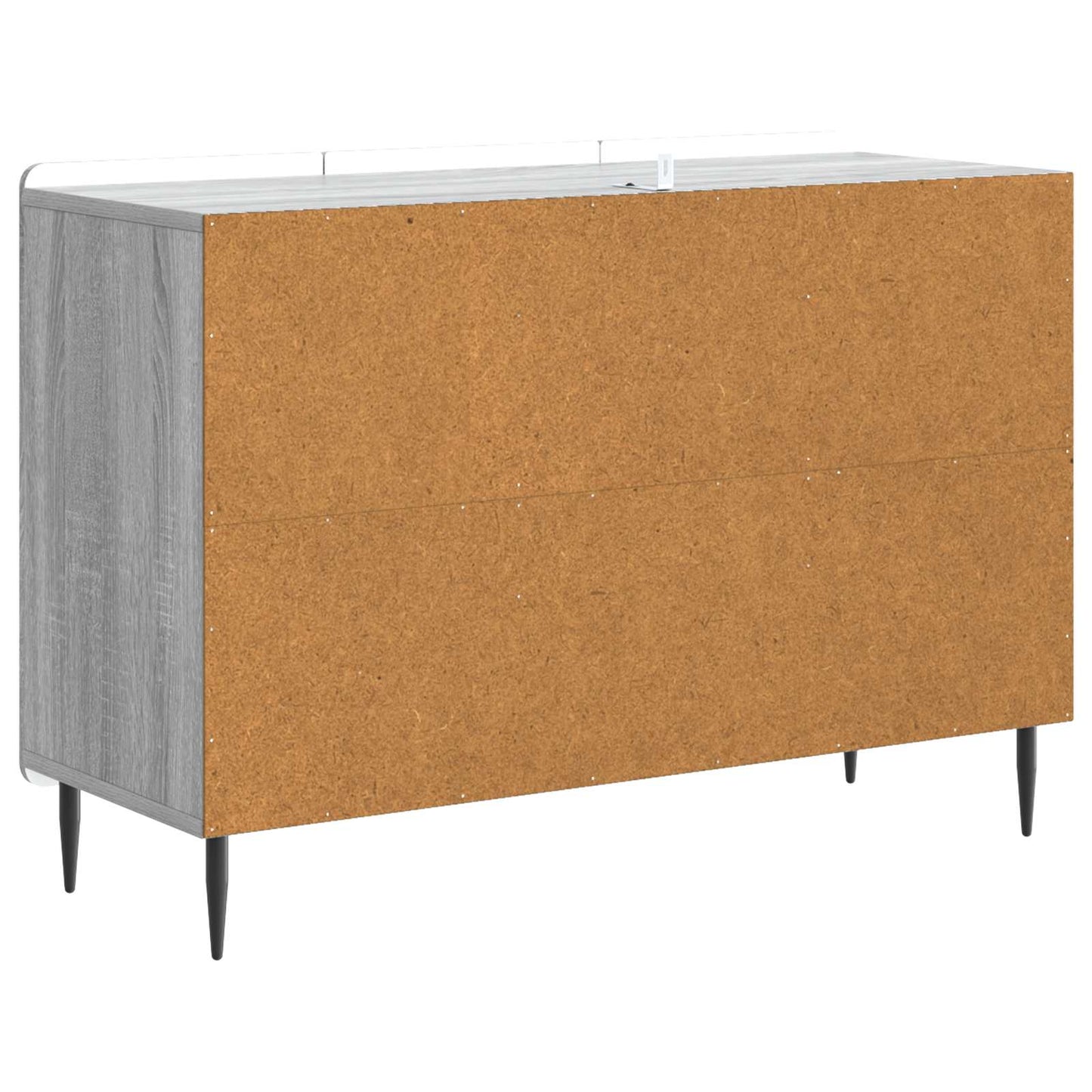 vidaXL Sideboard Grey Sonoma 89 x 34.5 x 62 cm Engineered Wood