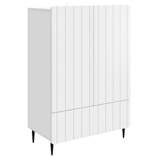 vidaXL Sideboard White 66 x 34.5 x 97 cm Engineered Wood