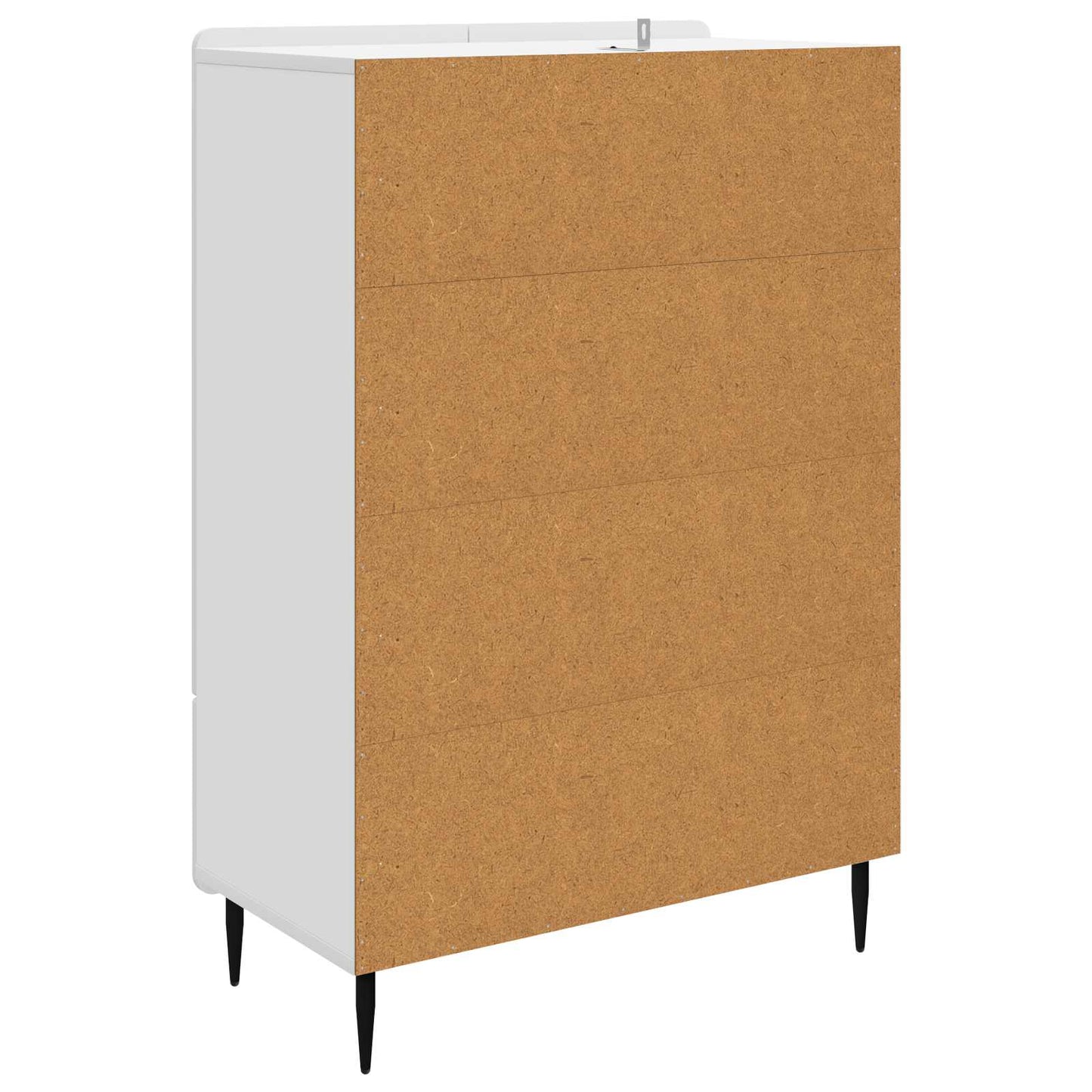 vidaXL Sideboard with Drawer White 66 x 34.5 x 97 cm Engineered Wood