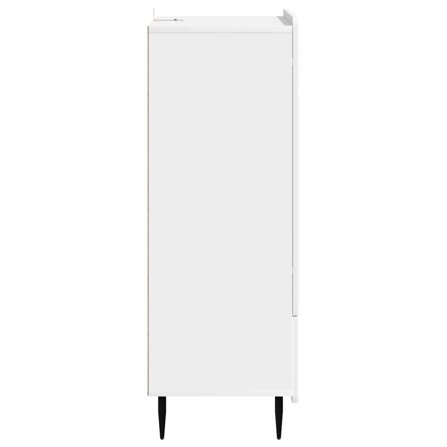 vidaXL Sideboard with Drawer White 66 x 34.5 x 97 cm Engineered Wood