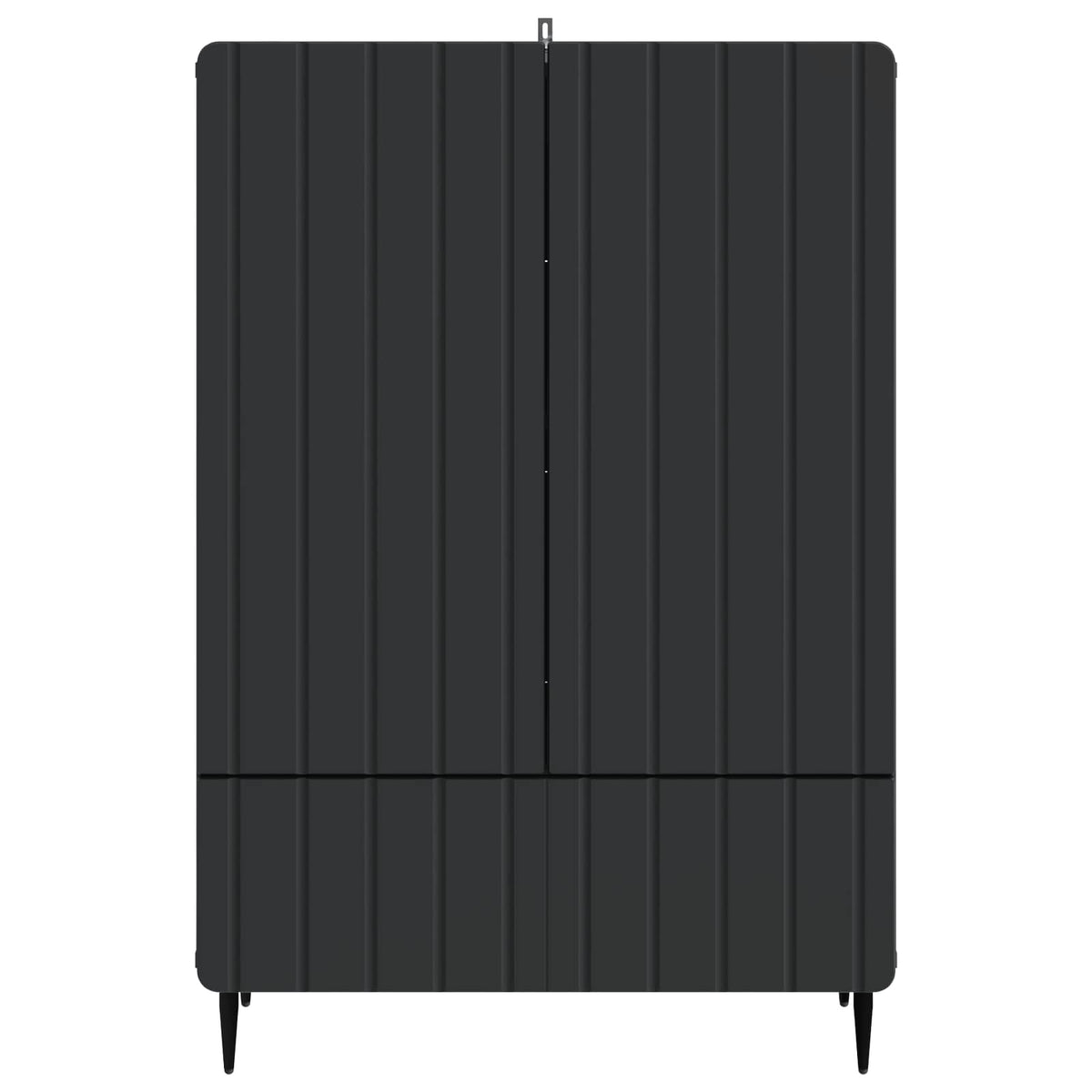 vidaXL Sideboard Black 66 x 34.5 x 97 cm Engineered Wood