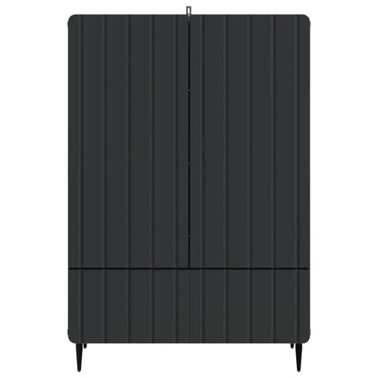 vidaXL Sideboard with Drawer Black 66 x 34.5 x 97 cm Engineered Wood