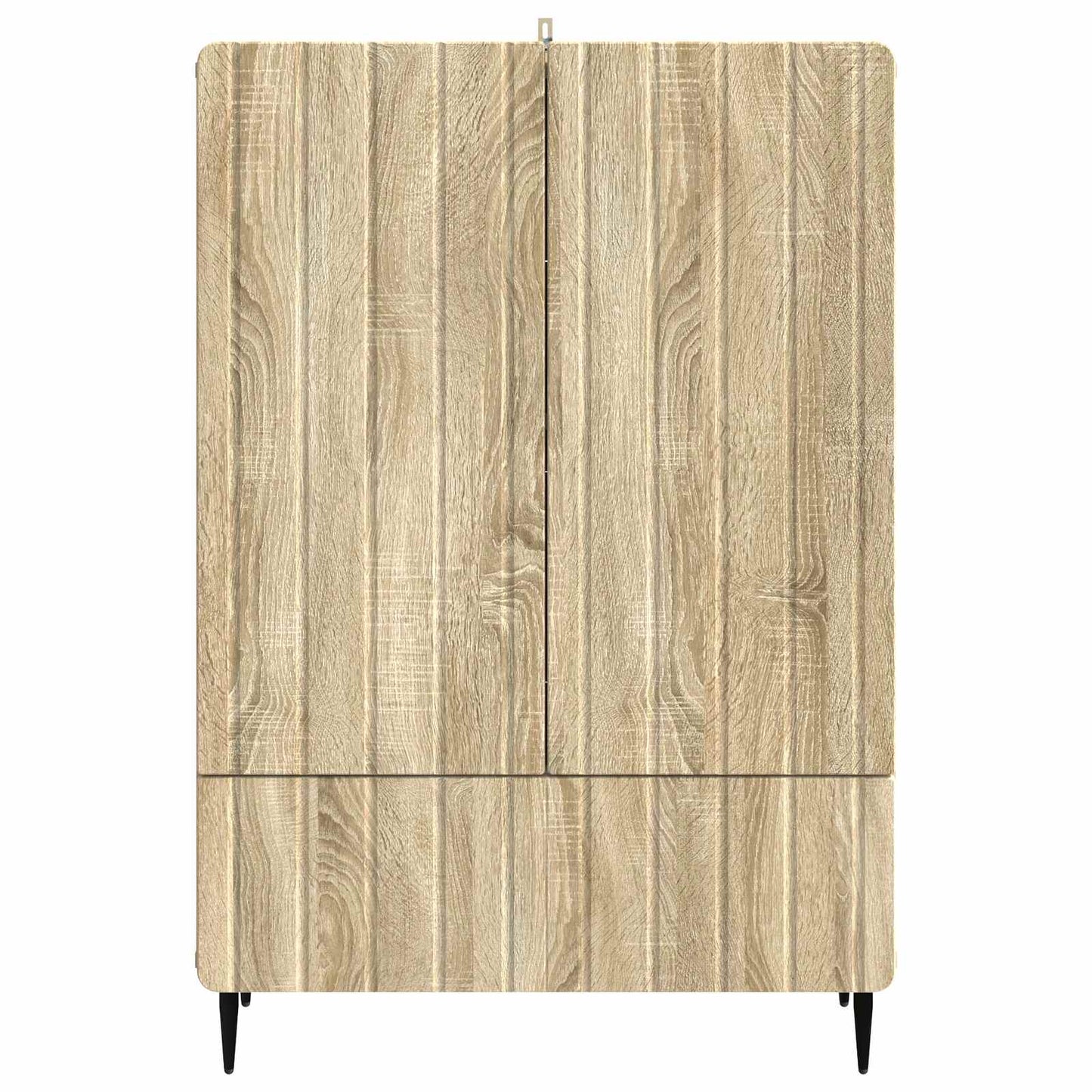 vidaXL Sideboard Sonoma Oak 66 x 34.5 x 97 cm Engineered Wood