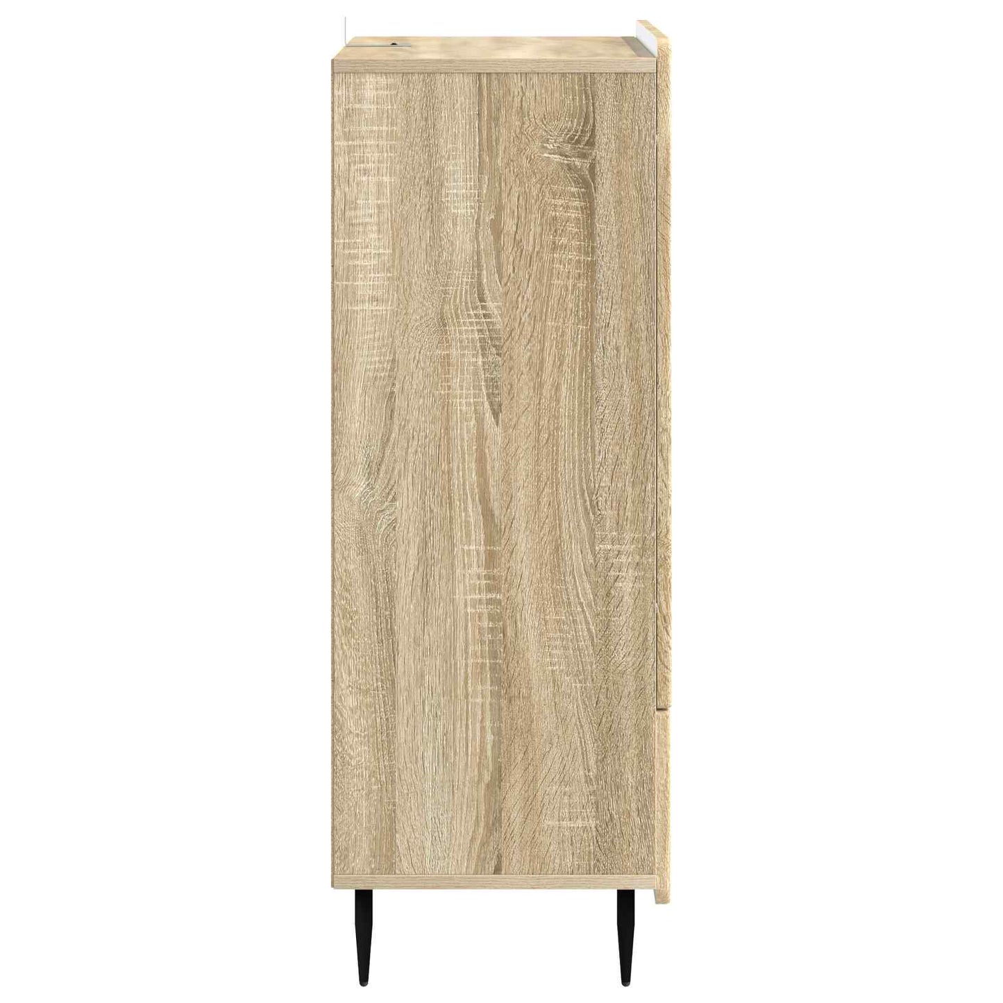 vidaXL Sideboard Sonoma Oak 66 x 34.5 x 97 cm Engineered Wood