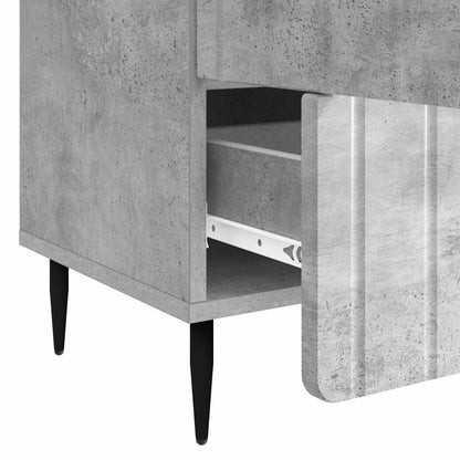 vidaXL Sideboard Concrete Grey 66 x 34.5 x 97 cm Engineered Wood