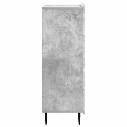 vidaXL Sideboard Concrete Grey 66 x 34.5 x 97 cm Engineered Wood