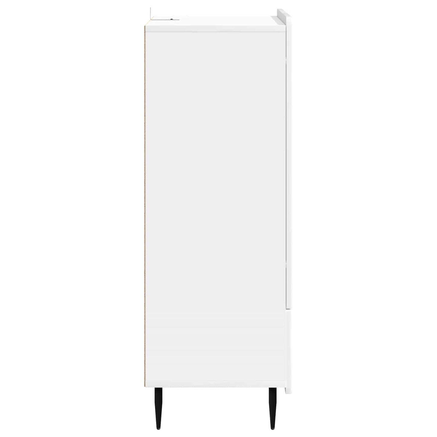 vidaXL Sideboard High Gloss White 66 x 34.5 x 97 cm Engineered Wood