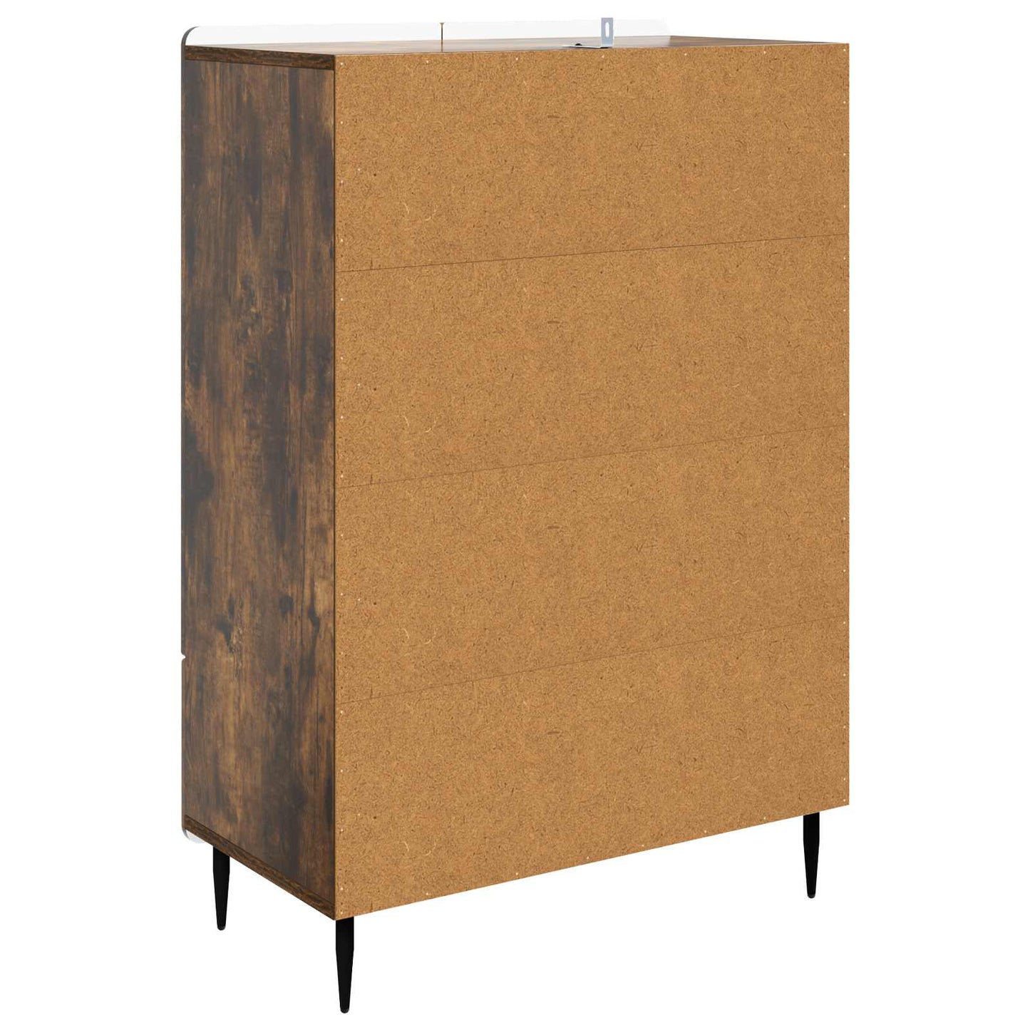vidaXL Sideboard Smoked Oak 66 x 34.5 x 97 cm Engineered Wood