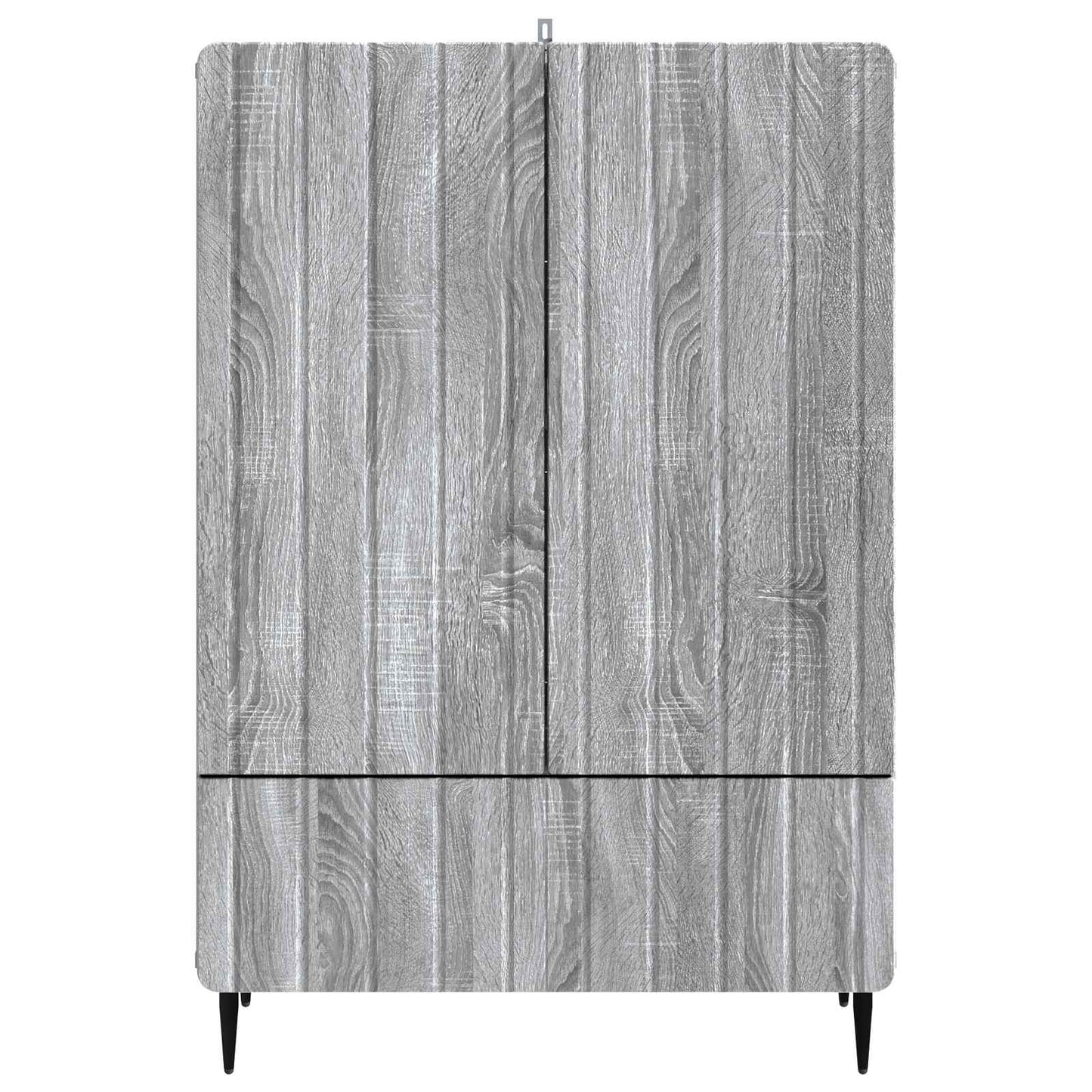 vidaXL Sideboard Grey Sonoma 66 x 34.5 x 97 cm Engineered Wood