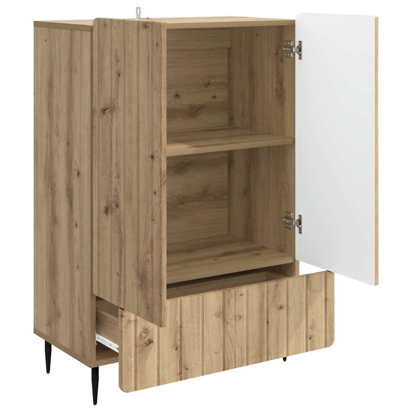 vidaXL Sideboard Artisan Oak 66 x 34.5 x 97 cm Engineered Wood