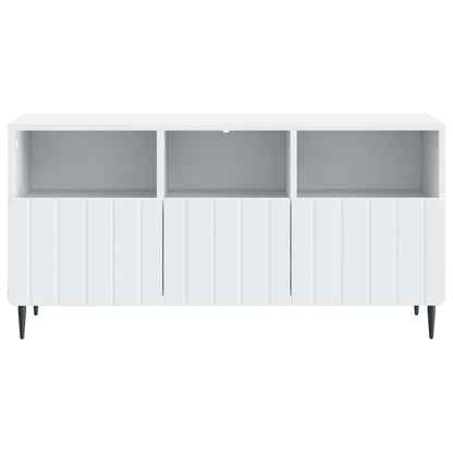 vidaXL TV Cabinet with Drawer White 102 x 34.5 x 50 cm Engineered Wood