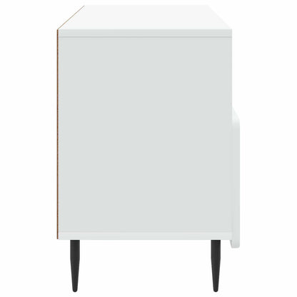 vidaXL TV Cabinet with Drawer White 102 x 34.5 x 50 cm Engineered Wood