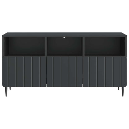 vidaXL TV Cabinet with Drawer Black 102 x 34.5 x 50 cm Engineered Wood