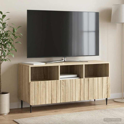 vidaXL TV Cabinet Sonoma Oak 102 x 34.5 x 50 cm Engineered Wood