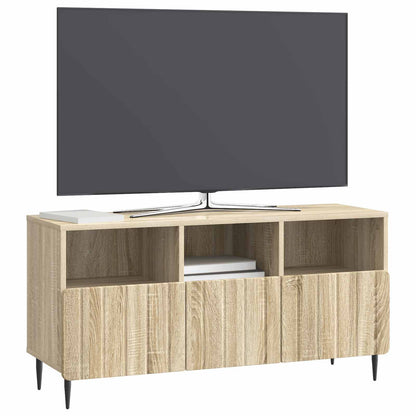 vidaXL TV Cabinet Sonoma Oak 102 x 34.5 x 50 cm Engineered Wood