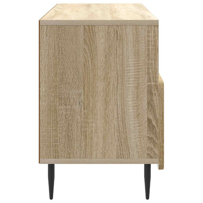 vidaXL TV Cabinet Sonoma Oak 102 x 34.5 x 50 cm Engineered Wood