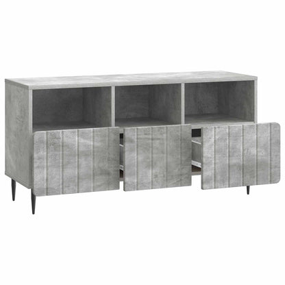 vidaXL TV Cabinet Concrete Grey 102 x 34.5 x 50 cm Engineered Wood