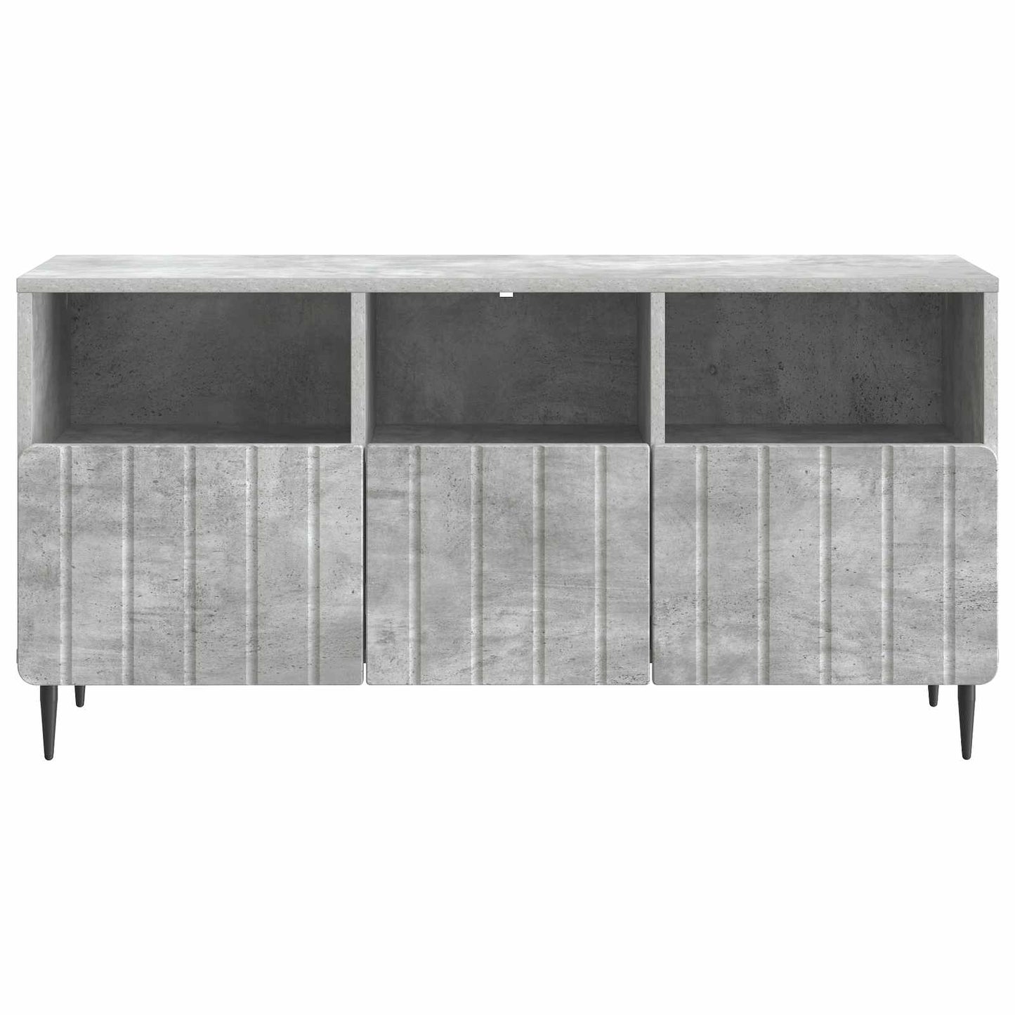 vidaXL TV Cabinet Concrete Grey 102 x 34.5 x 50 cm Engineered Wood