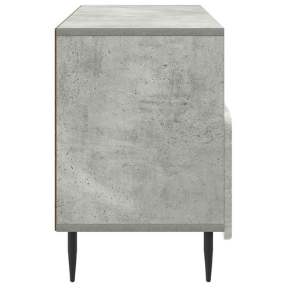 vidaXL TV Cabinet Concrete Grey 102 x 34.5 x 50 cm Engineered Wood