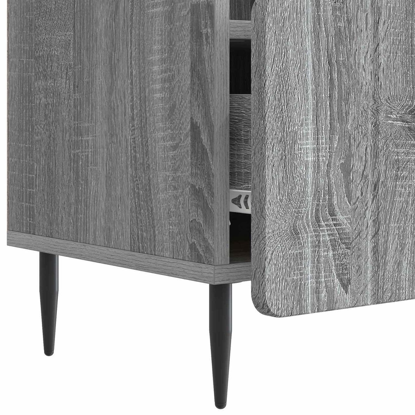 vidaXL TV Cabinet Grey Sonoma 102 x 34.5 x 50 cm Engineered Wood