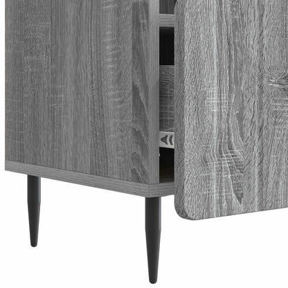 vidaXL TV Cabinet Grey Sonoma 102 x 34.5 x 50 cm Engineered Wood