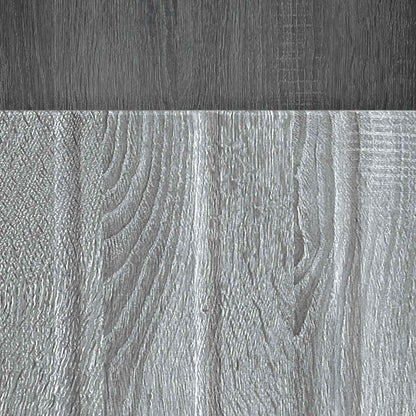 vidaXL TV Cabinet Grey Sonoma 102 x 34.5 x 50 cm Engineered Wood