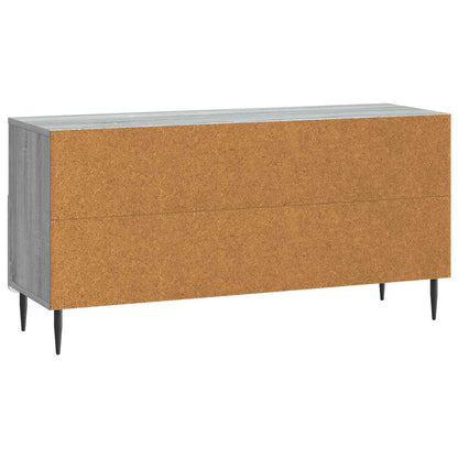 vidaXL TV Cabinet Grey Sonoma 102 x 34.5 x 50 cm Engineered Wood