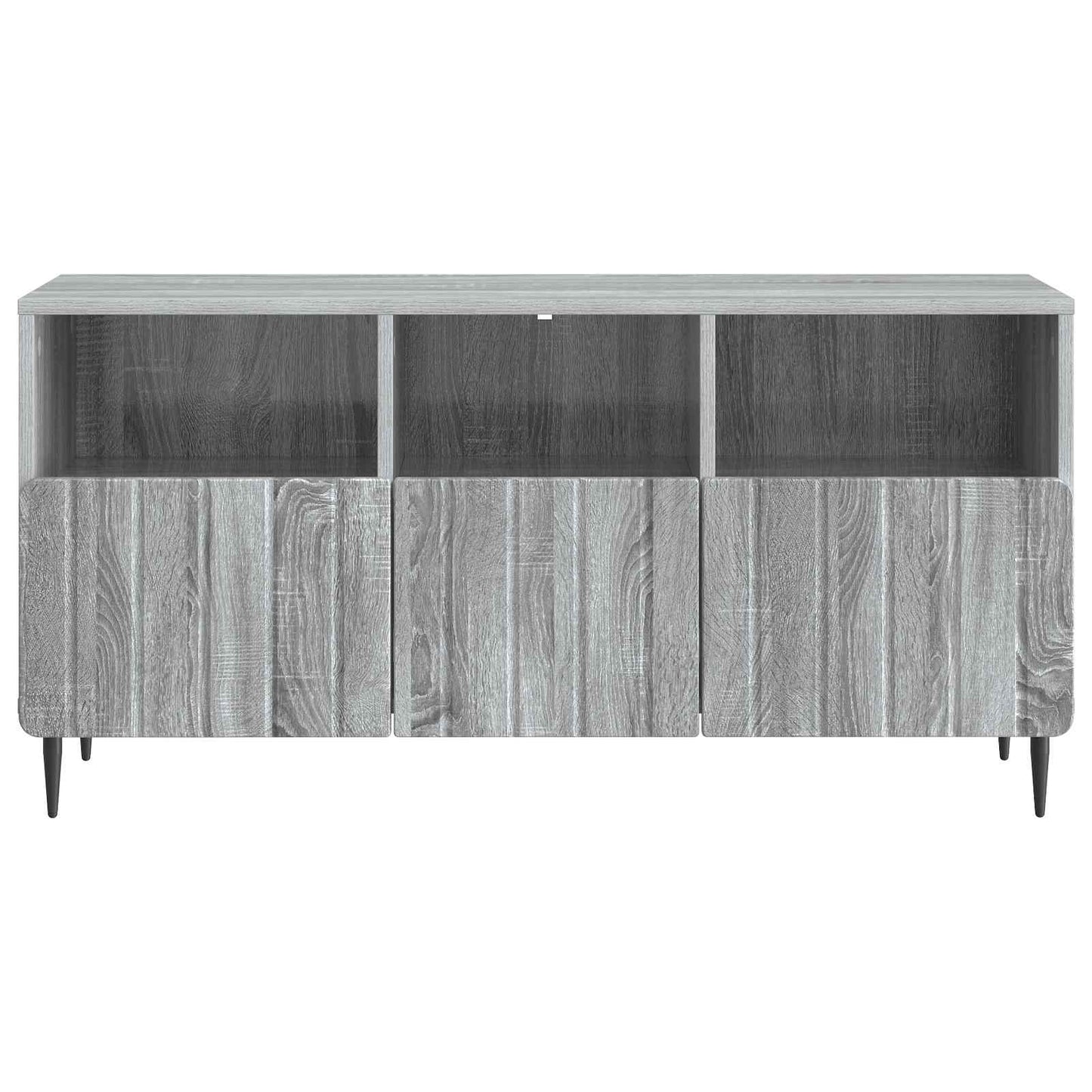 vidaXL TV Cabinet Grey Sonoma 102 x 34.5 x 50 cm Engineered Wood