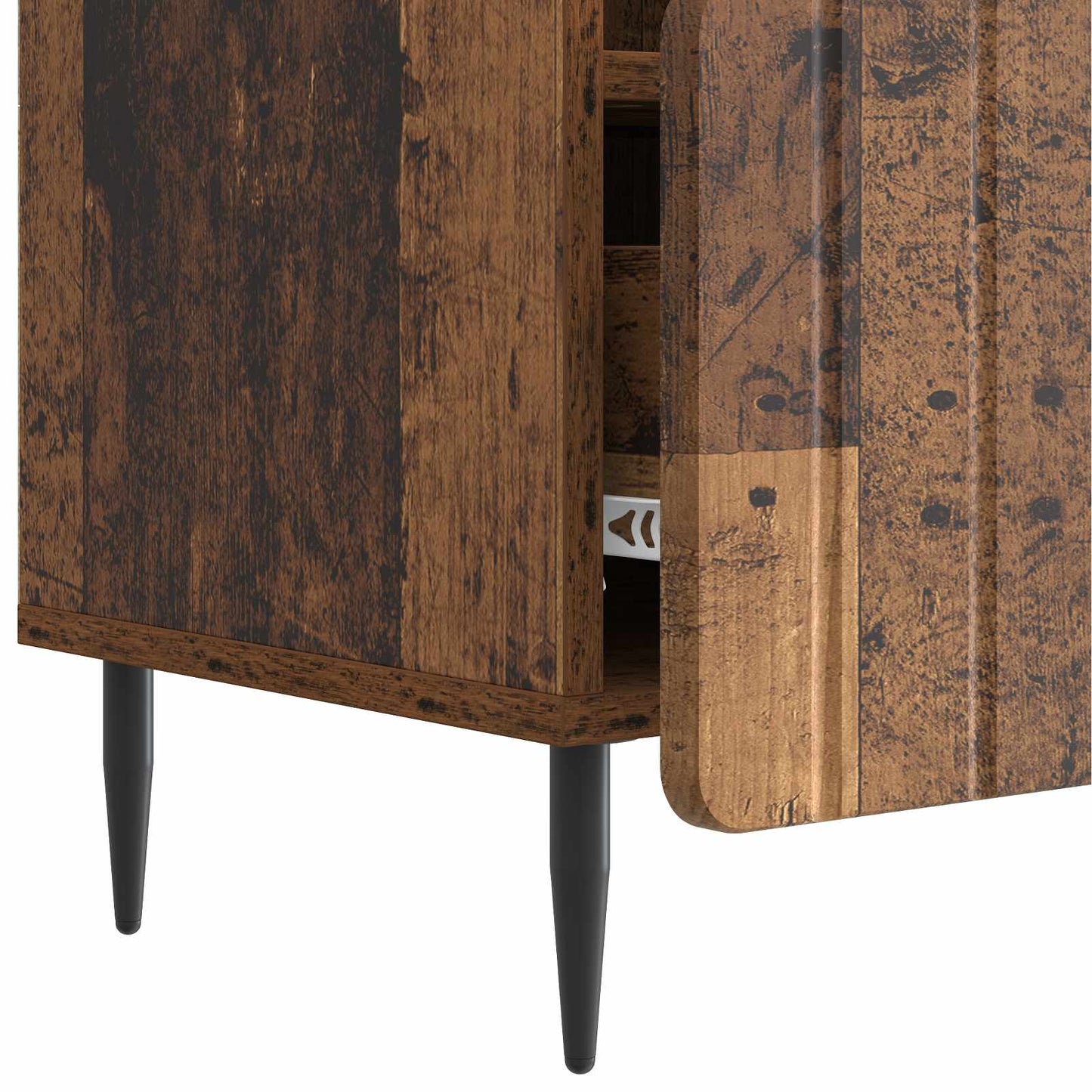 vidaXL TV Cabinet Old Wood 102 x 34.5 x 50 cm Engineered Wood
