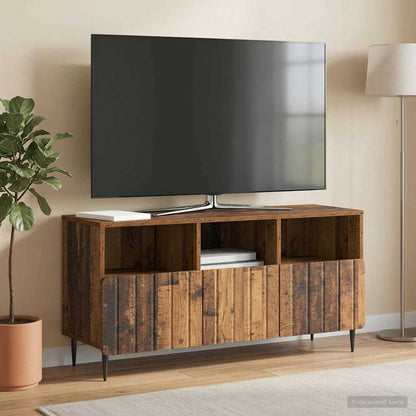 vidaXL TV Cabinet Old Wood 102 x 34.5 x 50 cm Engineered Wood