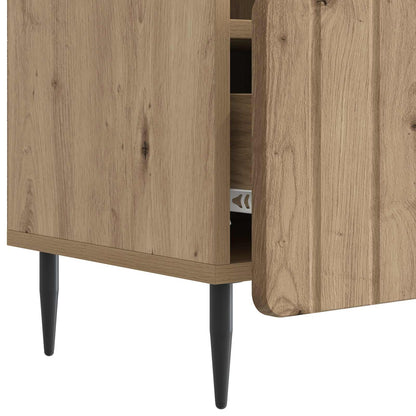vidaXL TV Cabinet 102 x 34.5 x 50 cm Artisan Oak Engineered Wood