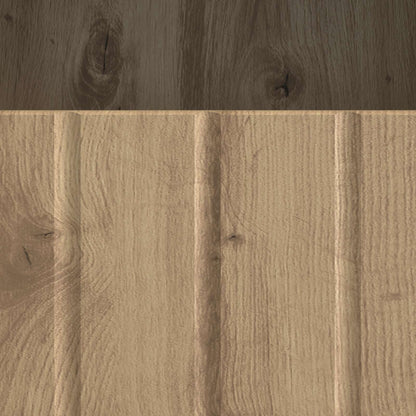 vidaXL TV Cabinet 102 x 34.5 x 50 cm Artisan Oak Engineered Wood