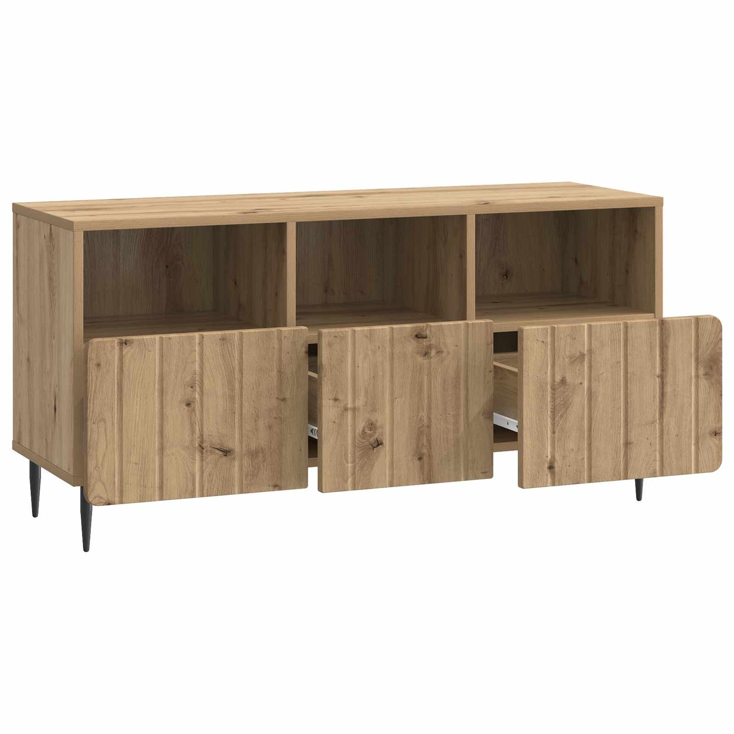 vidaXL TV Cabinet 102 x 34.5 x 50 cm Artisan Oak Engineered Wood