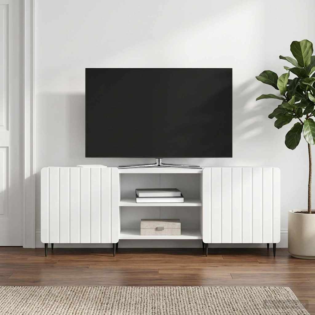 vidaXL TV Cabinet White 150 x 31 x 52 cm Engineered Wood