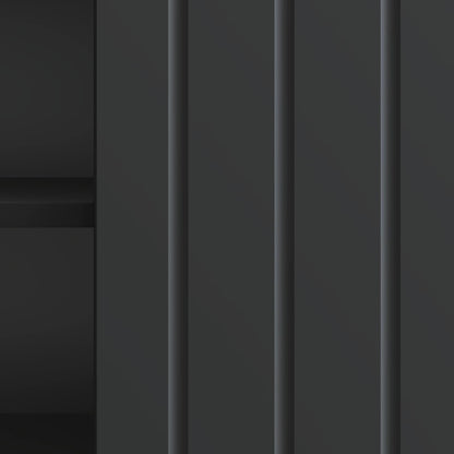 vidaXL TV Cabinet Black 150 x 31 x 52 cm Engineered Wood