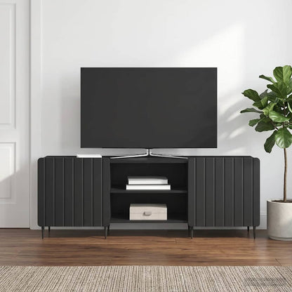 vidaXL TV Cabinet Black 150 x 31 x 52 cm Engineered Wood