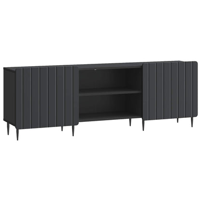 vidaXL TV Cabinet Black 150 x 31 x 52 cm Engineered Wood