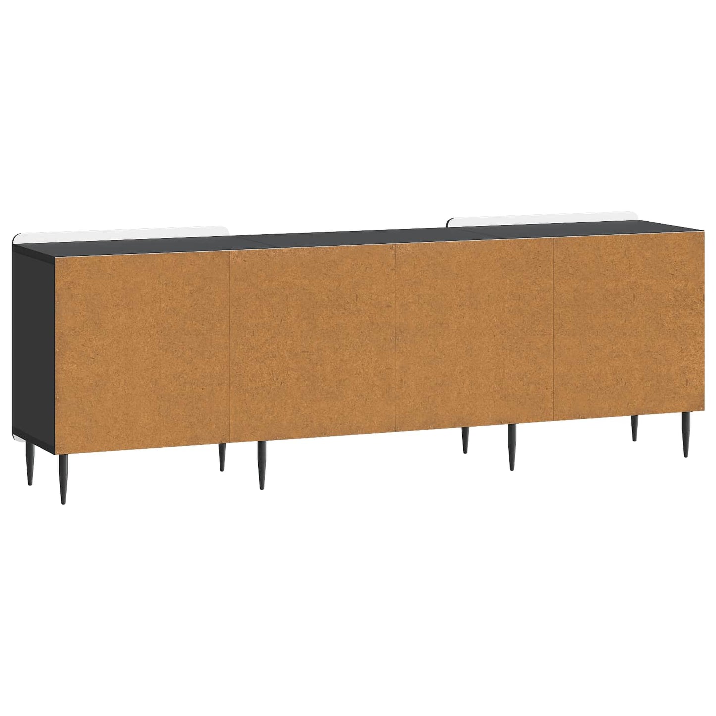 vidaXL TV Cabinet Black 150 x 31 x 52 cm Engineered Wood