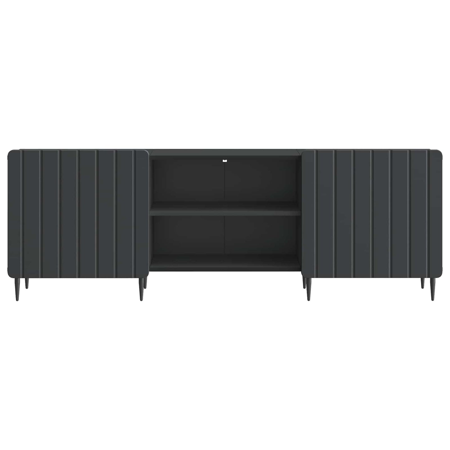 vidaXL TV Cabinet Black 150 x 31 x 52 cm Engineered Wood