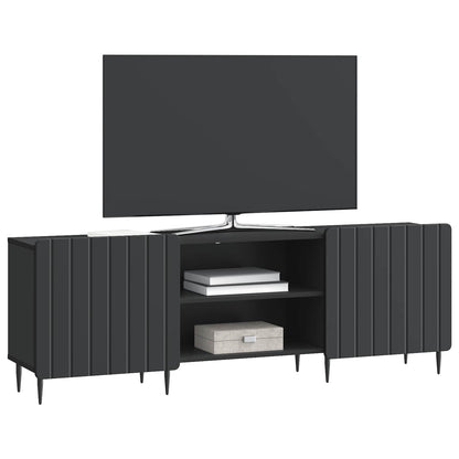 vidaXL TV Cabinet Black 150 x 31 x 52 cm Engineered Wood