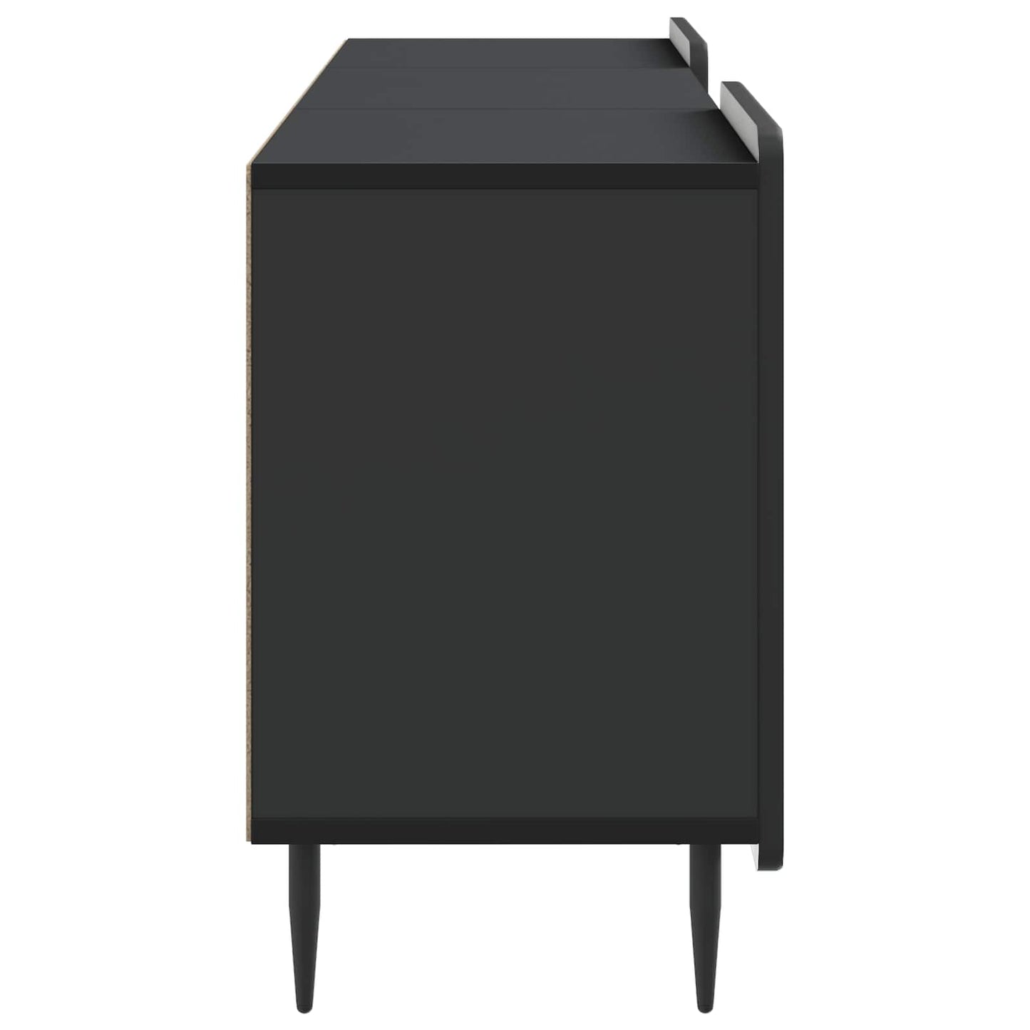 vidaXL TV Cabinet Black 150 x 31 x 52 cm Engineered Wood