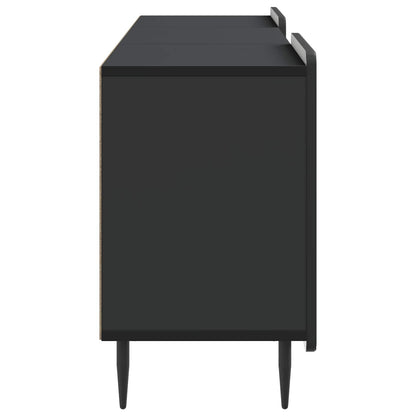vidaXL TV Cabinet Black 150 x 31 x 52 cm Engineered Wood