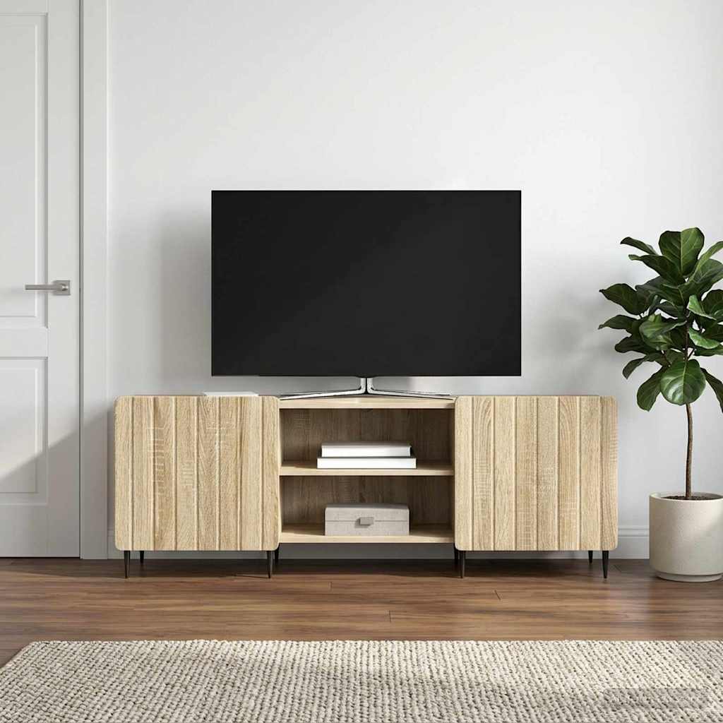 vidaXL TV Cabinet Sonoma Oak 150 x 31 x 52 cm Engineered Wood