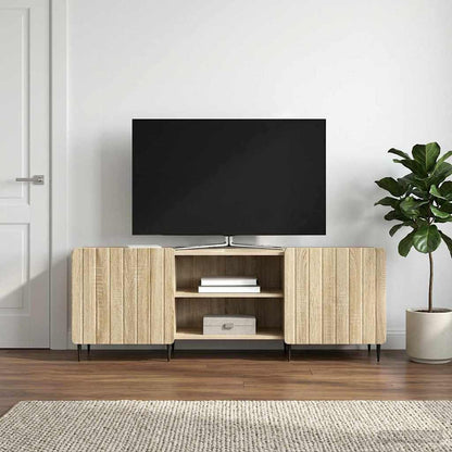 vidaXL TV Cabinet Sonoma Oak 150 x 31 x 52 cm Engineered Wood