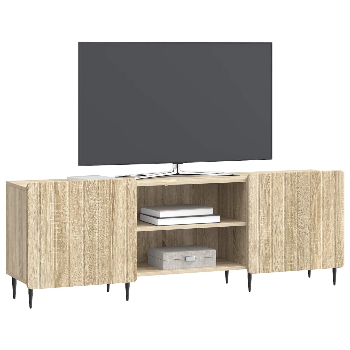 vidaXL TV Cabinet Sonoma Oak 150 x 31 x 52 cm Engineered Wood