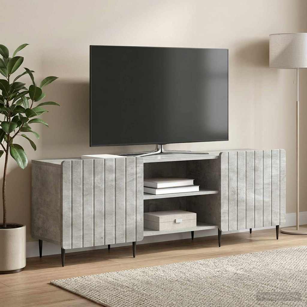vidaXL TV Cabinet Concrete Grey 150 x 31 x 52 cm Engineered Wood