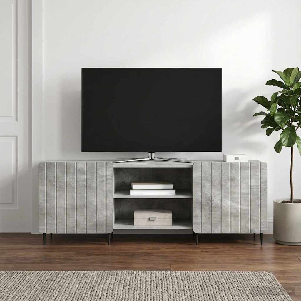 vidaXL TV Cabinet Concrete Grey 150 x 31 x 52 cm Engineered Wood