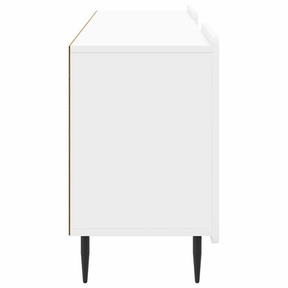 vidaXL TV Cabinet High Gloss White 150 x 31 x 52 cm Engineered Wood